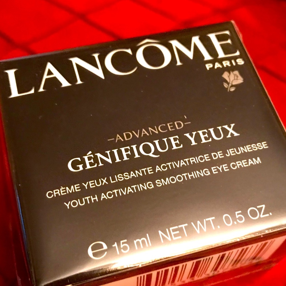 Lancome Genefique Yeux TOP RATED BEST SELLER smoothing eye cream.